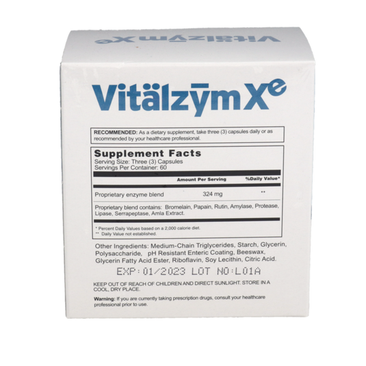 Vitalzyme XE Enteric Coated Systemic Enzymes