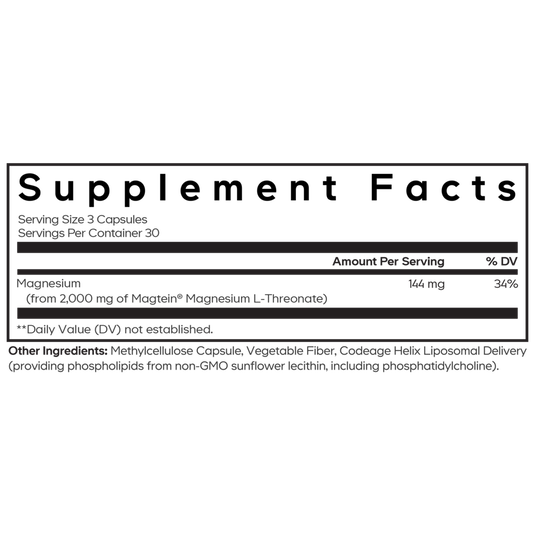 Liposomal Magnesium Threonate