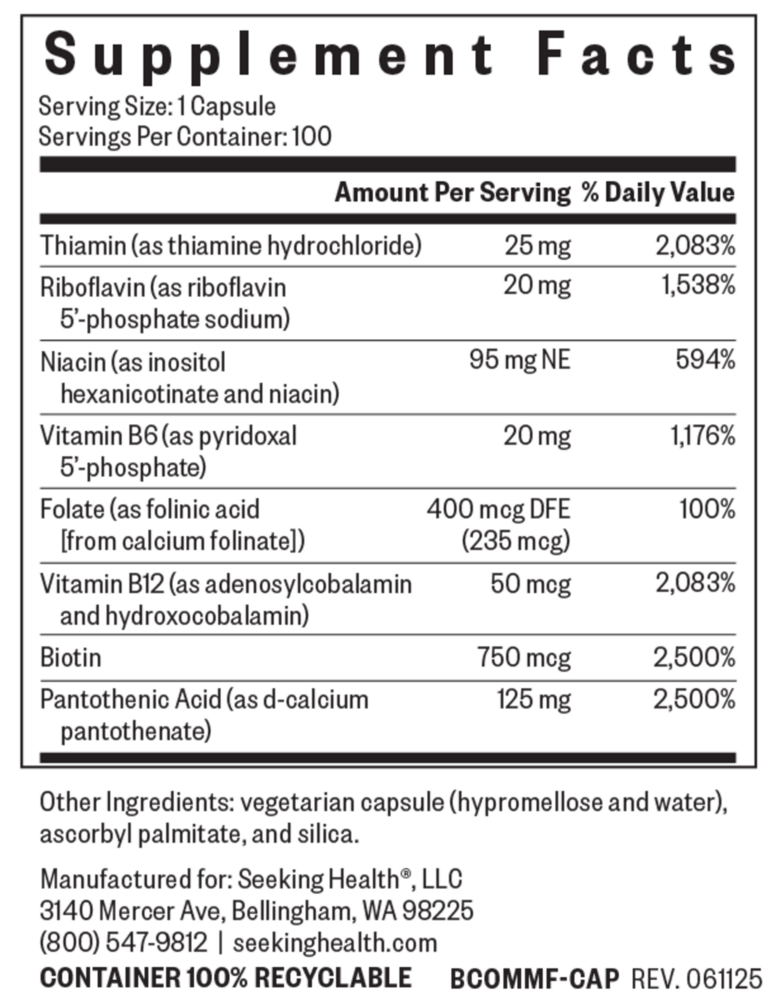 Super B-Complex MF w/ Non-Methylated B12 & Folate – PainBuster Laser