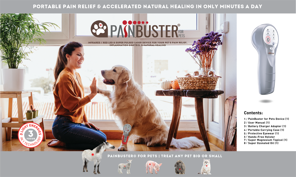 PainBuster for Pets Super Pulsed Cold Laser Kit