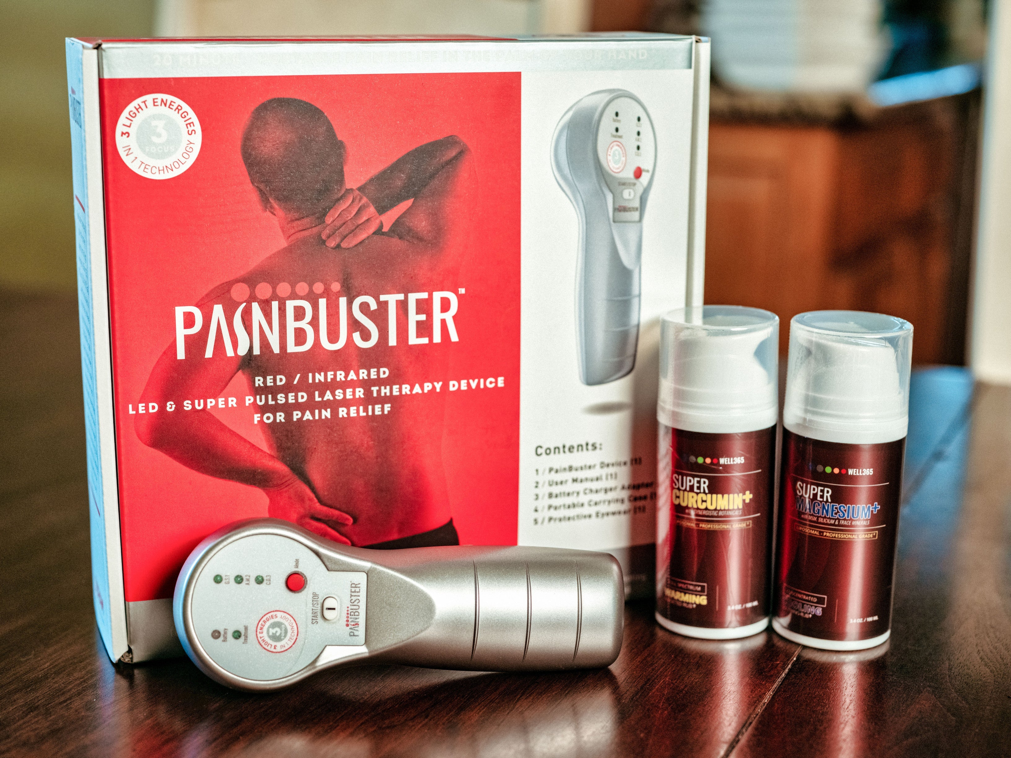 The PAINBUSTER Cold Laser Kit